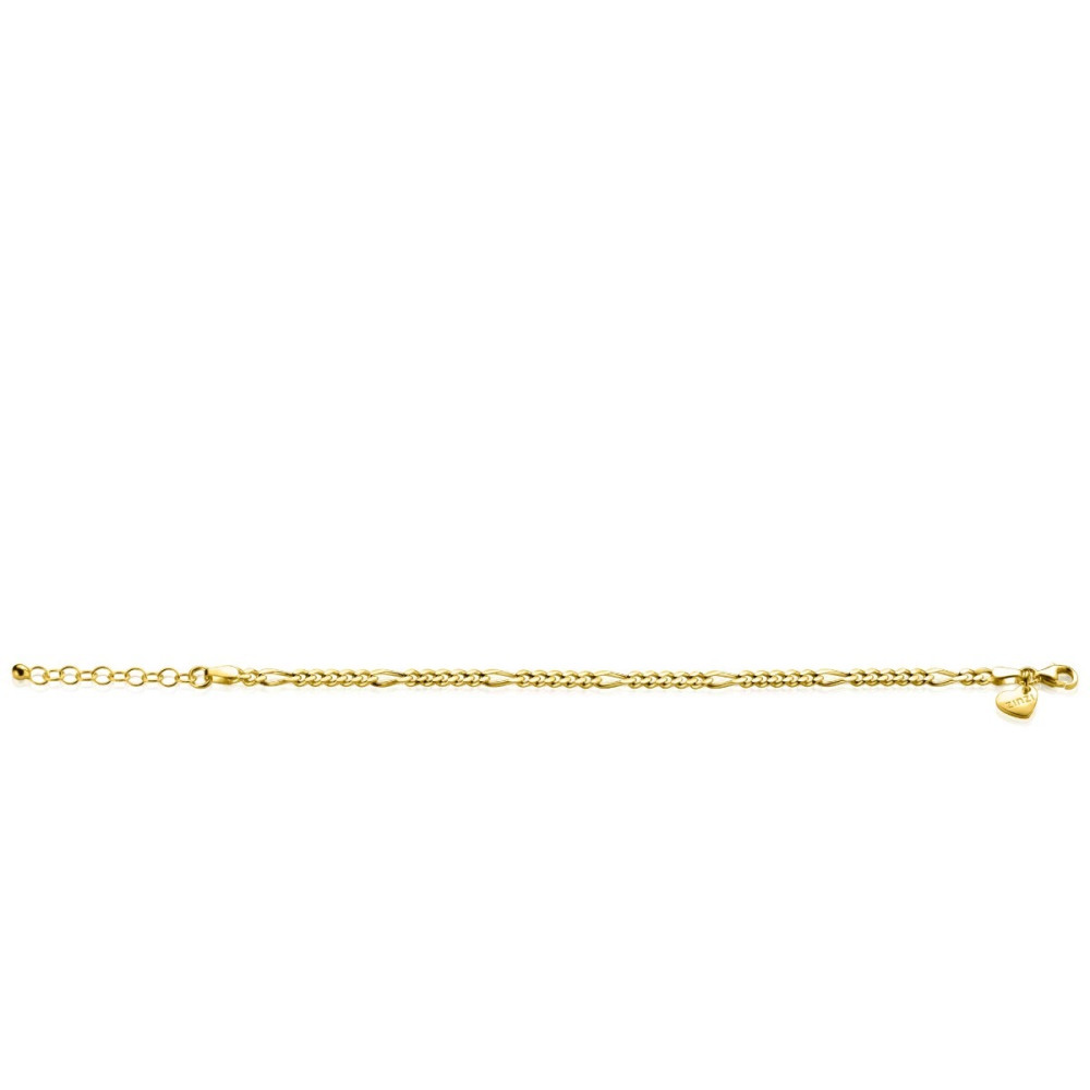 zinzi-zia2291g-figaro-schakelarmband-goudkleurig-glanzend-3-5-mm-breedte-lengte-17-20-cm