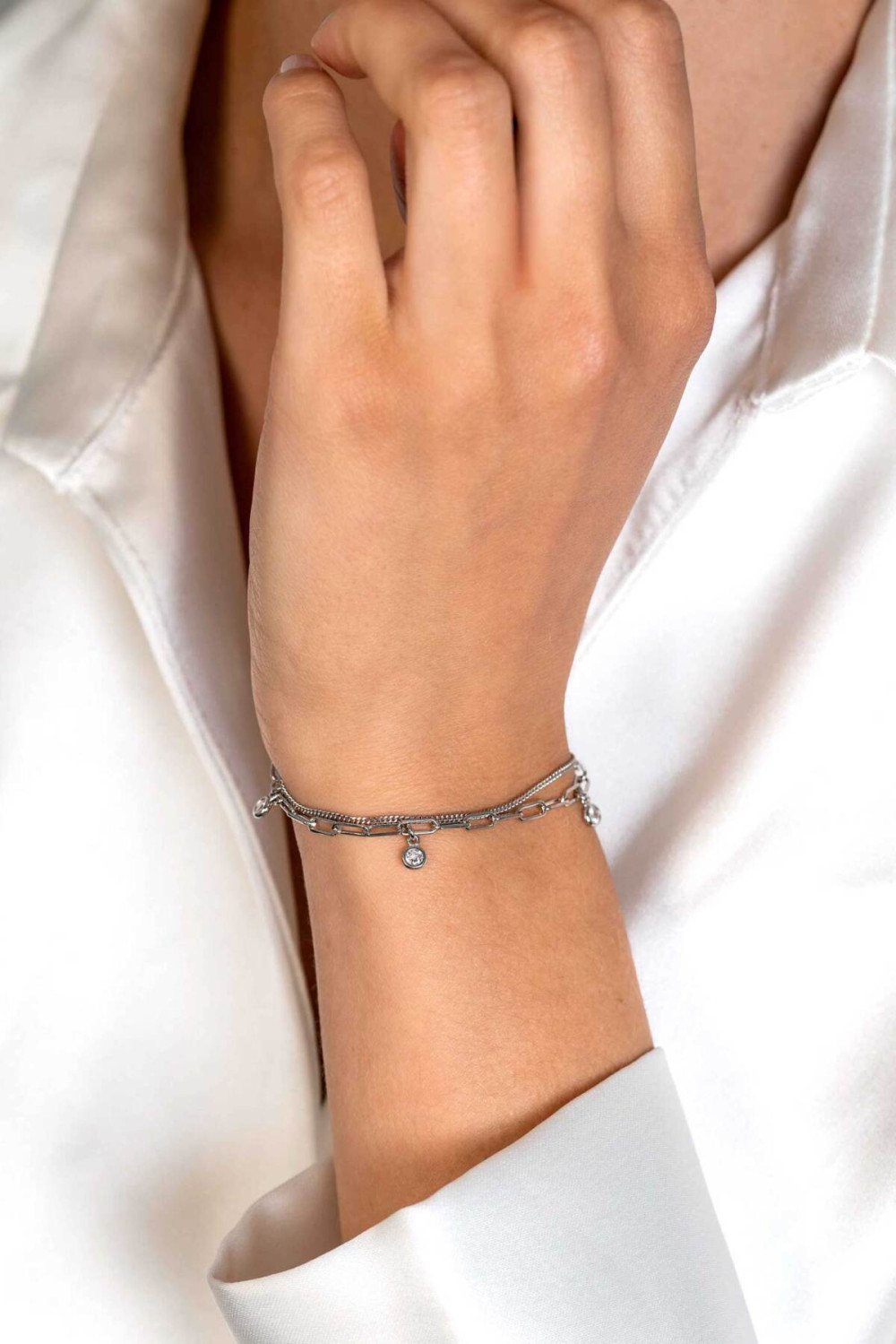 zinzi-zia2362-dubbele-schakelarmband-zilver-zirkonia-paperclip-gourmet-lengte-16-5-19-5-cm