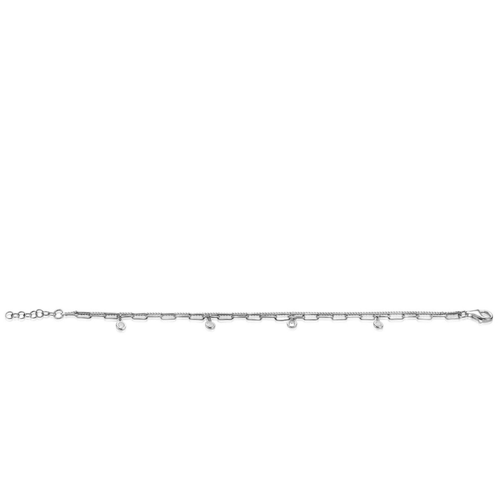 zinzi-zia2362-dubbele-schakelarmband-zilver-zirkonia-paperclip-gourmet-lengte-16-5-19-5-cm