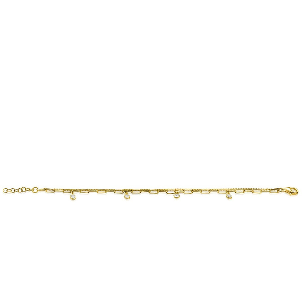 zinzi-zia2362y-armband-goudkleurig-zirkonia-dubbele-schakelband-4-7-mm-breedte-lengte-16-5-19-5-cm