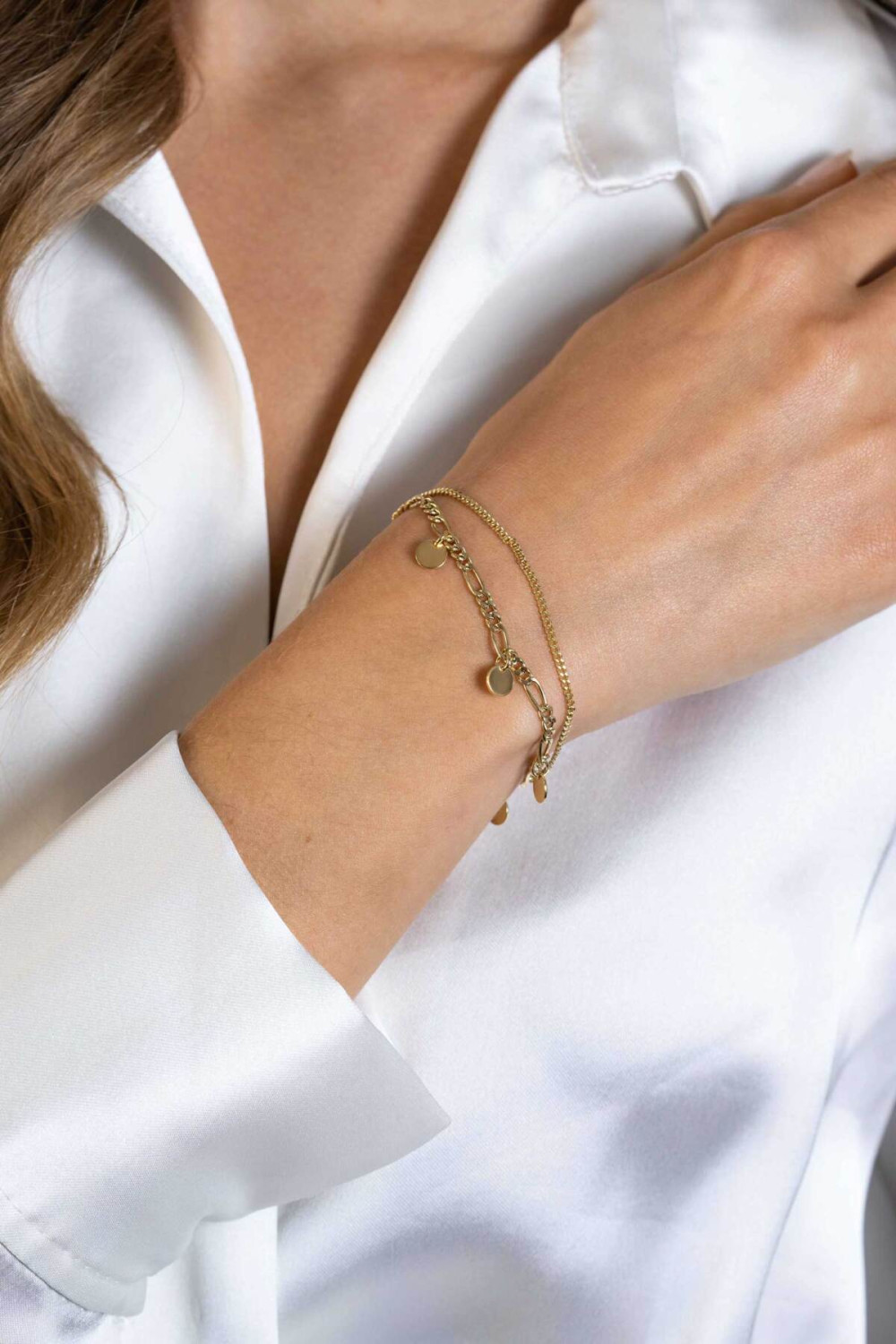 zinzi-zia2368-armband-gold-plated-figaro-en-gourmet-schakels-11-mm-breedte-lengte-16-19-cm