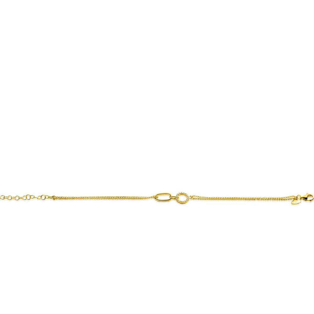 zinzi-zia2463y-armband-gold-plated-ovaal-en-rondje-zirkonia-1-5-mm-breedte-lengte-17-20-cm