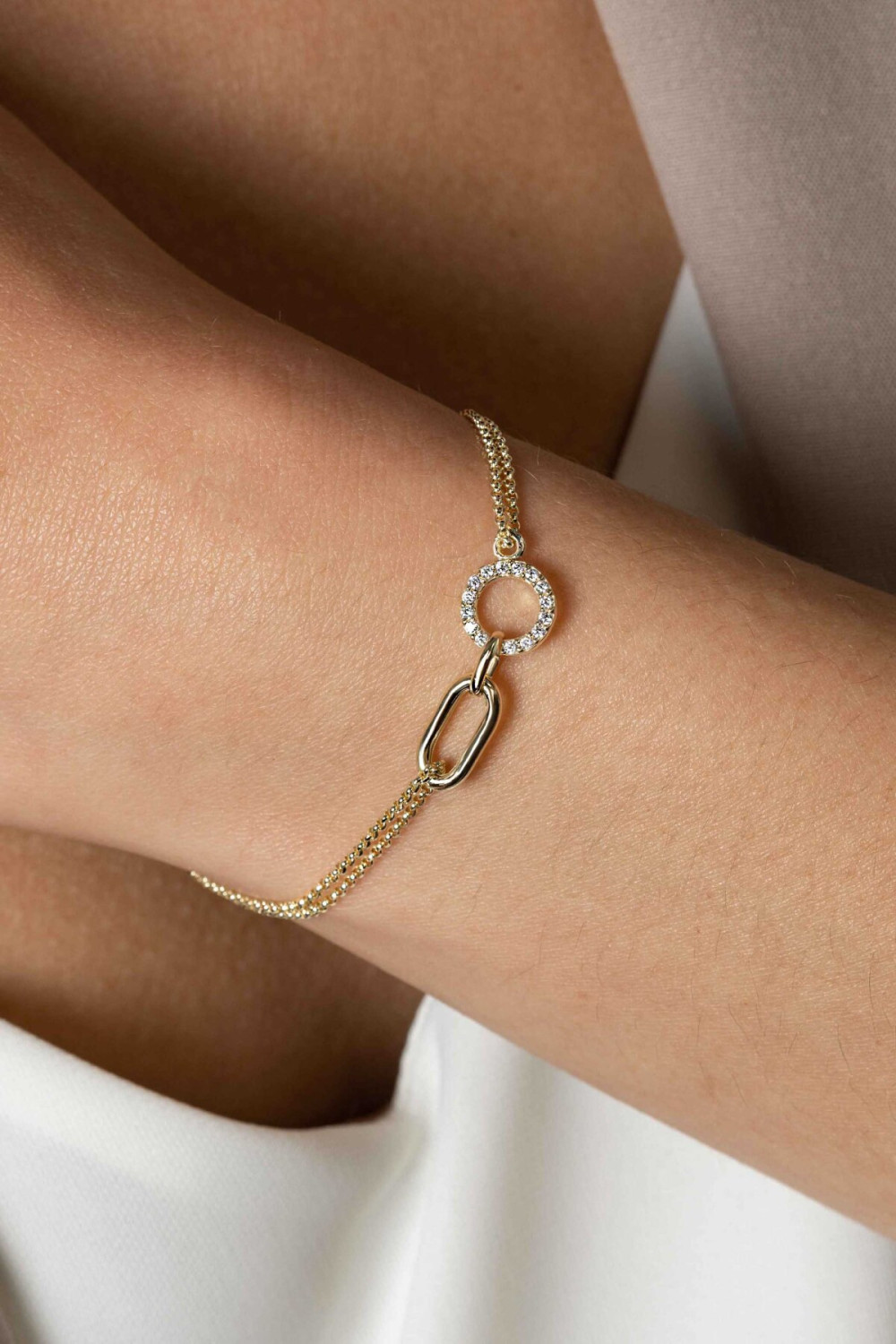 zinzi-zia2463y-armband-gold-plated-ovaal-en-rondje-zirkonia-1-5-mm-breedte-lengte-17-20-cm