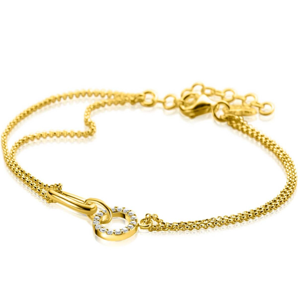 zinzi-zia2463y-armband-gold-plated-ovaal-en-rondje-zirkonia-1-5-mm-breedte-lengte-17-20-cm