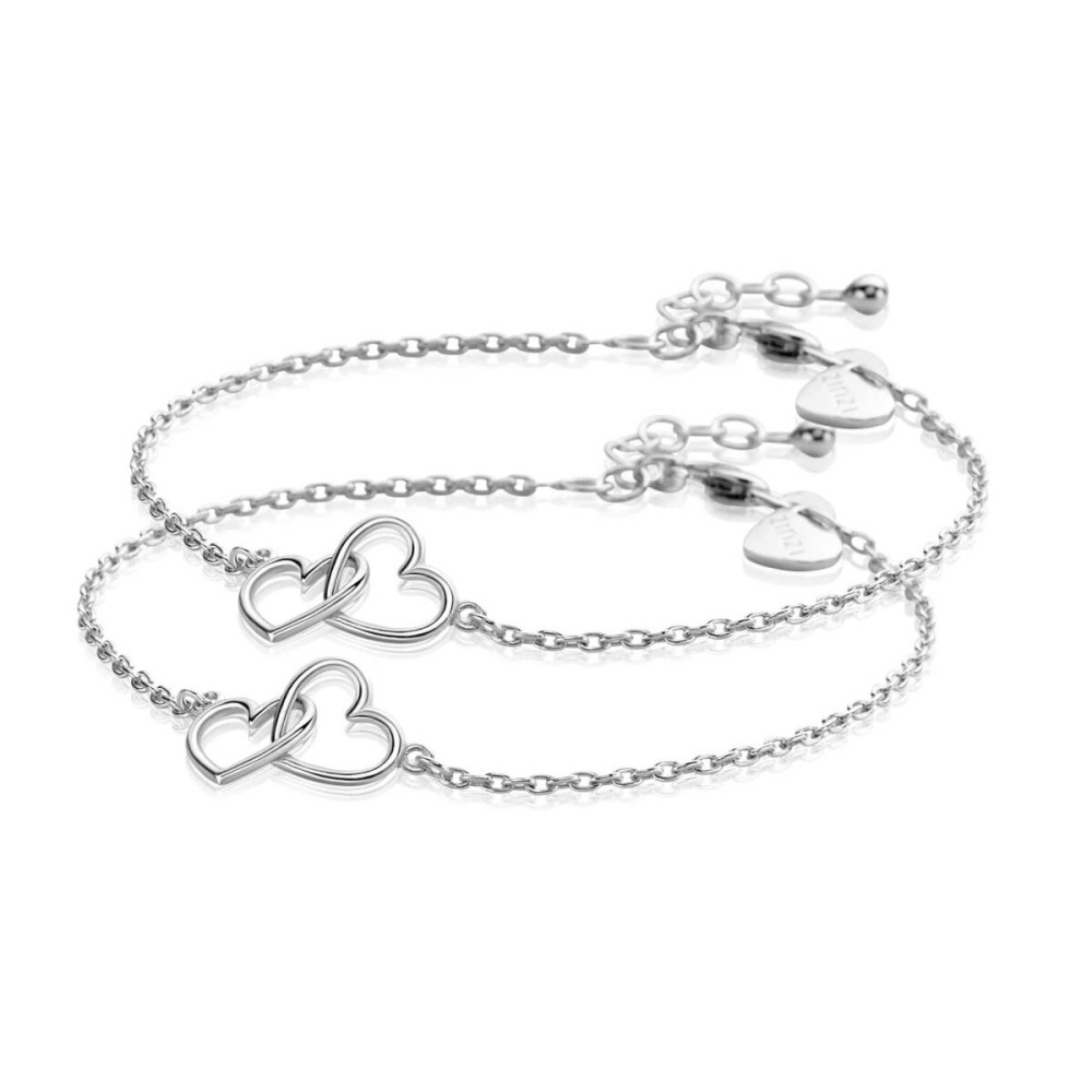 zinzi-zia2513-set-2-hartjes-armbanden-zilver-9-mm-breedte-lengte-16-5-20-cm