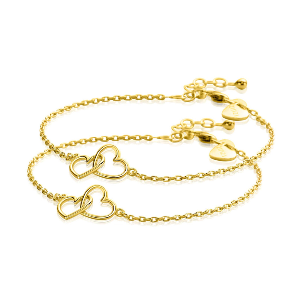 zinzi-zia2513g-set-hartjes-armbandenset-goudkleurig-9-mm-breedte-lengte-16-5-20-cm