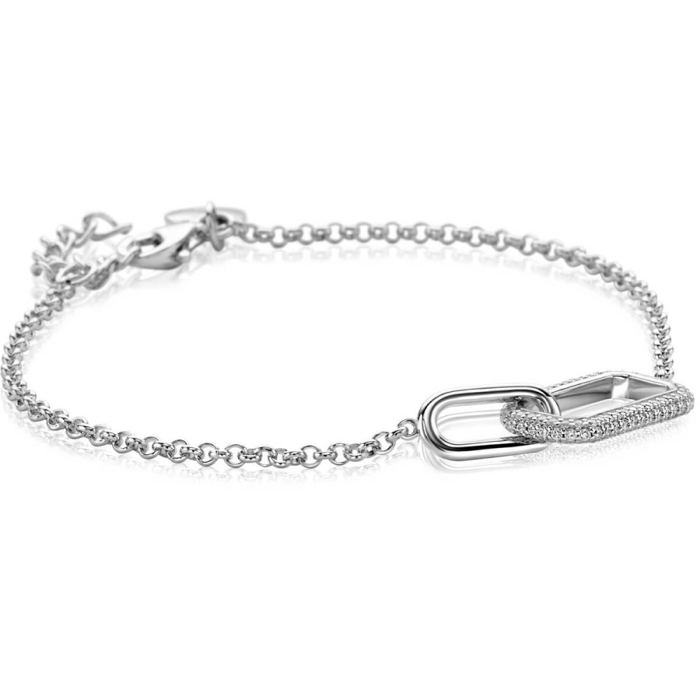 zinzi-zia2551-armband-zilver-glanzende-ovaal-zirkonia-rechthoek-lengte-16-5-19-5-cm