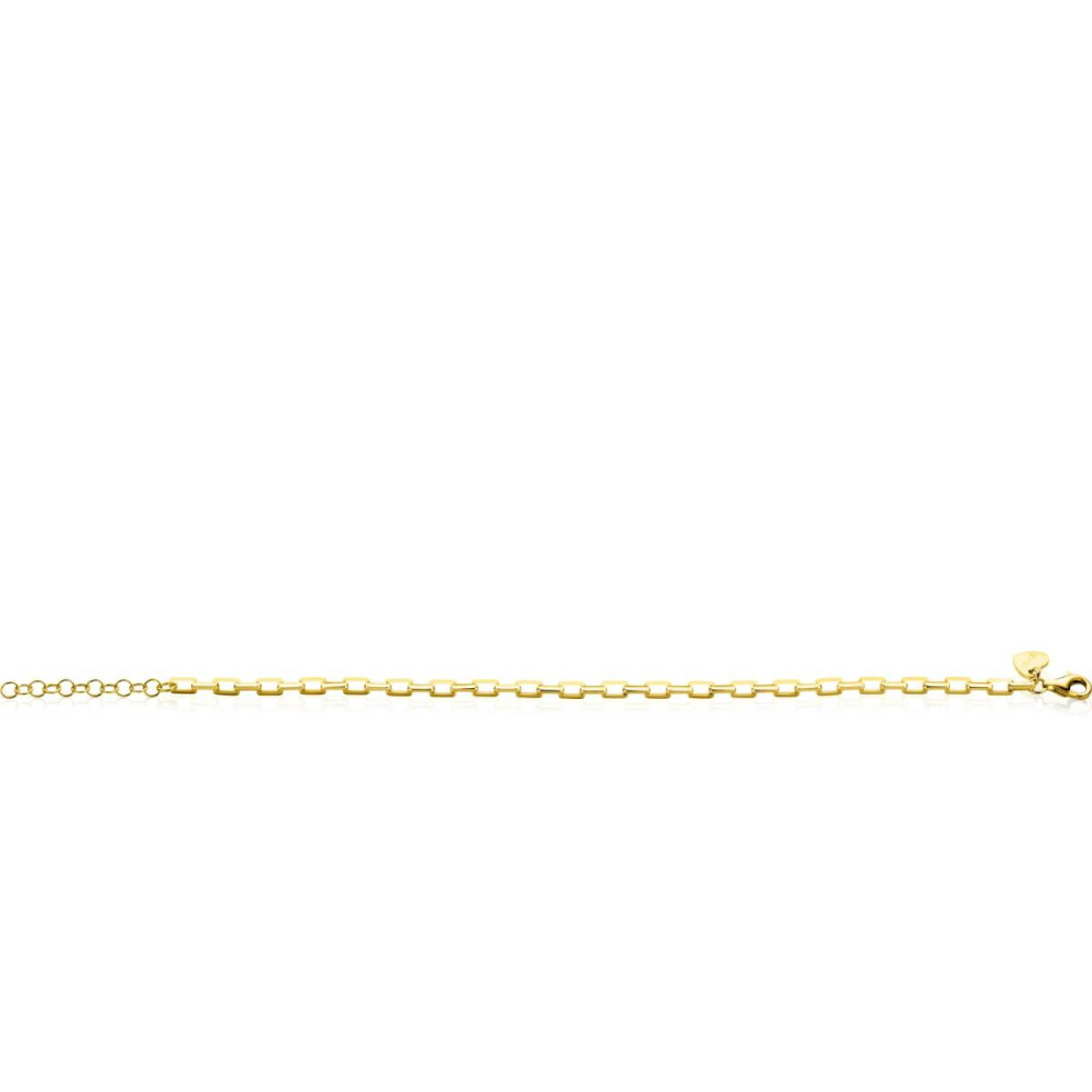 zinzi-zia2587-venetiaanse-schakelarmband-gold-plated-glanzend-3-mm-breedte-lengte-16-5-19-5-cm