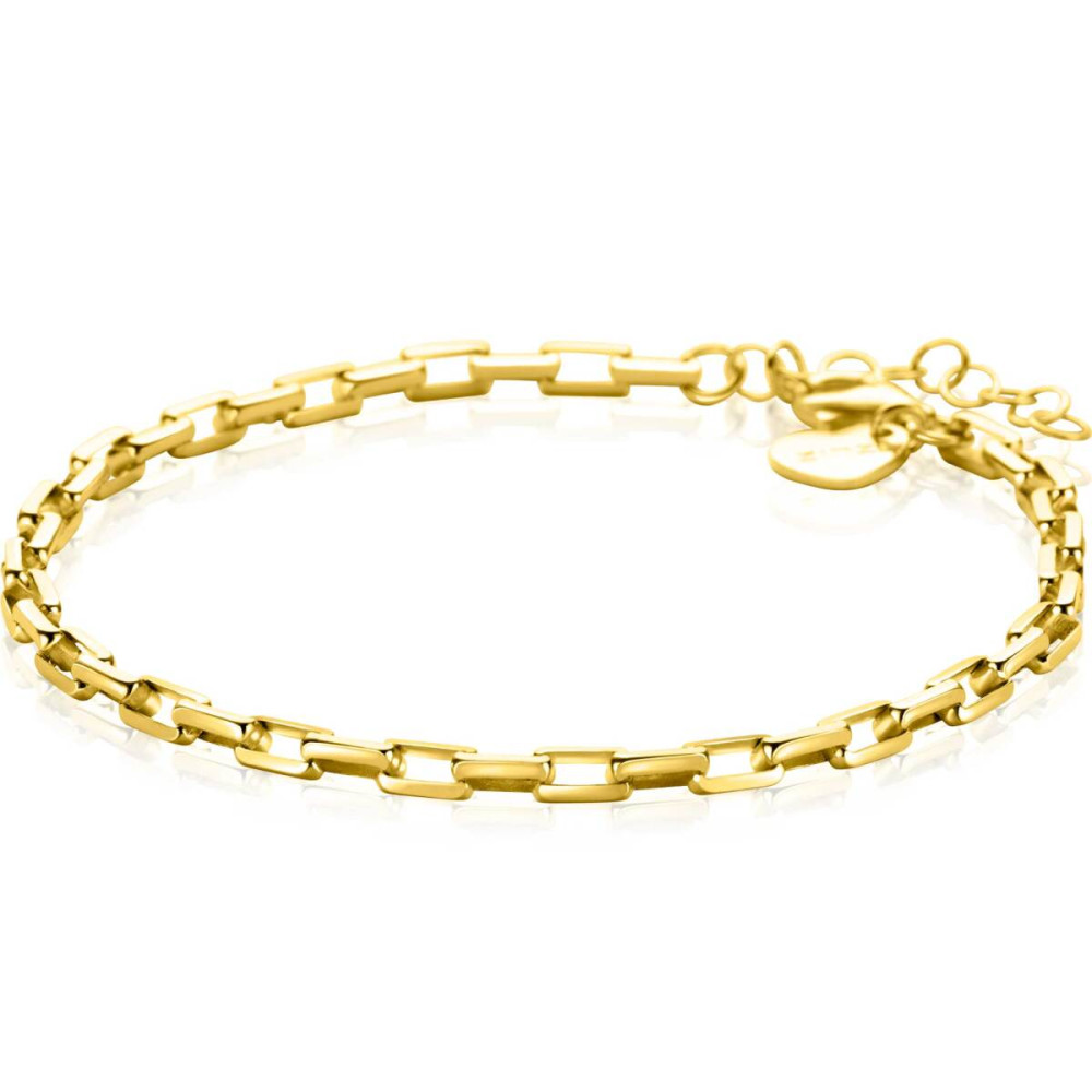 zinzi-zia2587-venetiaanse-schakelarmband-gold-plated-glanzend-3-mm-breedte-lengte-16-5-19-5-cm