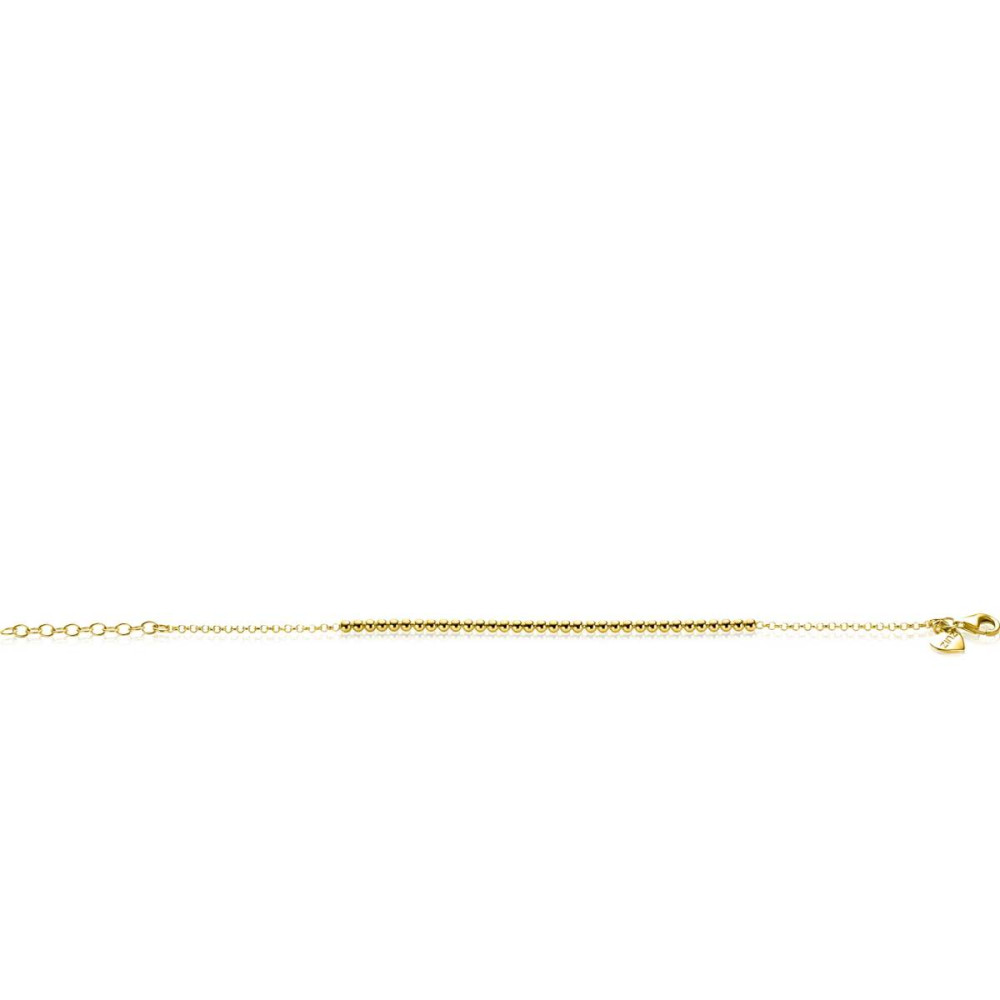 zinzi-zia2640g-schakelarmband-goudkleurig-bolletjes-2-5-mm-breedte-lengte-16-19-cm