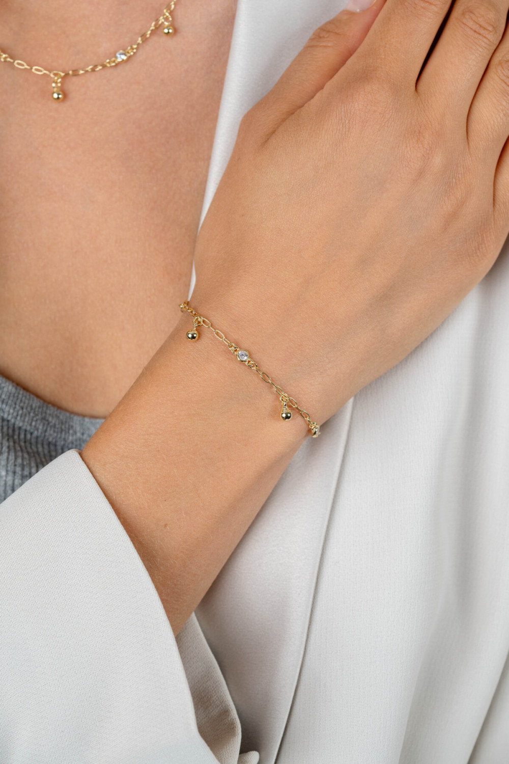 zinzi-zia2658-bolletjes-armband-gold-plated-zirkonia-rond-9-mm-breedte-lengte-17-19-cm