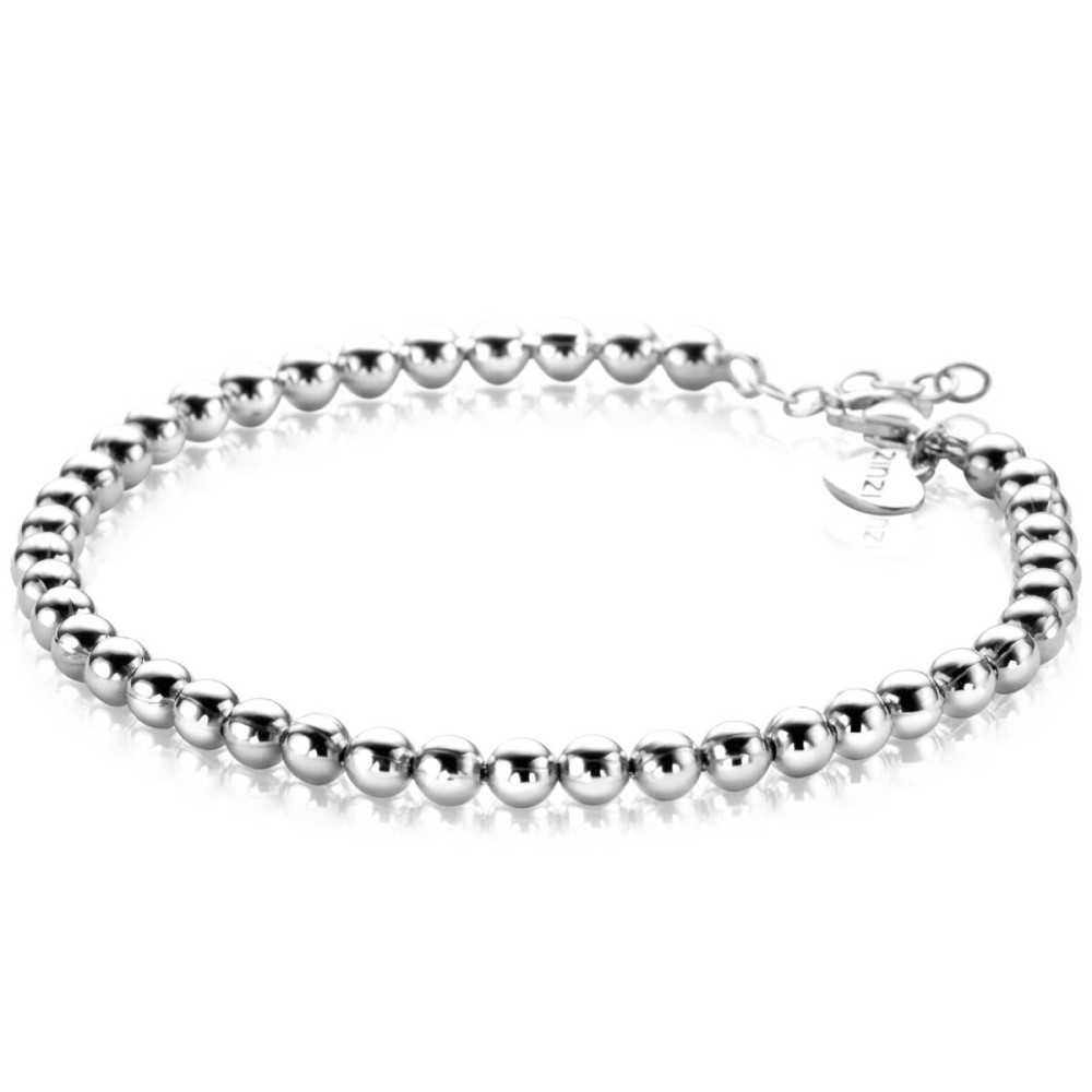 zinzi-zia2659-bolletjes-schakelarmband-zilver-glanzend-4-mm-breedte-lengte-18-20-cm