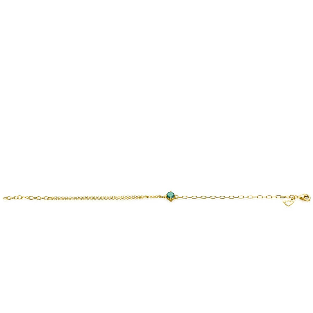zinzi-zia2660g-armband-verguld-groene-zirkonia-6-5-mm-breedte-lengte-17-19-cm