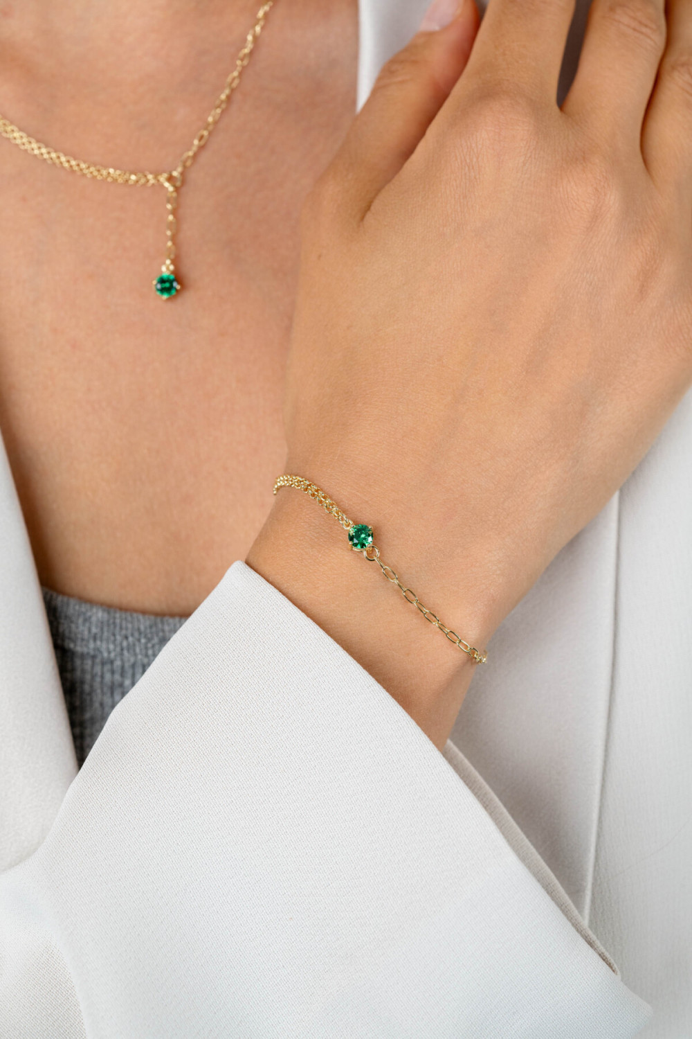 zinzi-zia2660g-armband-verguld-groene-zirkonia-6-5-mm-breedte-lengte-17-19-cm