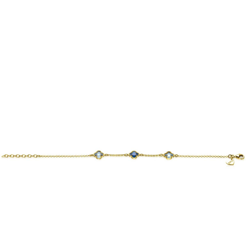 zinzi-zia2662b-blauwe-klavertje-vier-armband-goudkleurig-9-mm-breedte-lengte-17-20-cm