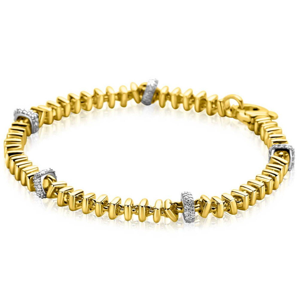 zinzi-zia2678y-vierkante-schakelarmband-goudkleurig-zirkonia-6-mm-breedte-lengte-19-cm