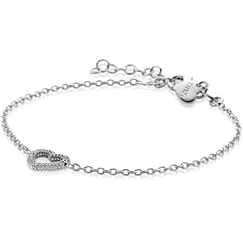 zinzi-zia2703-hartjes-armband-zilver-bolletjes-patroon-9-5-mm-breedte-lengte-17-20-cm