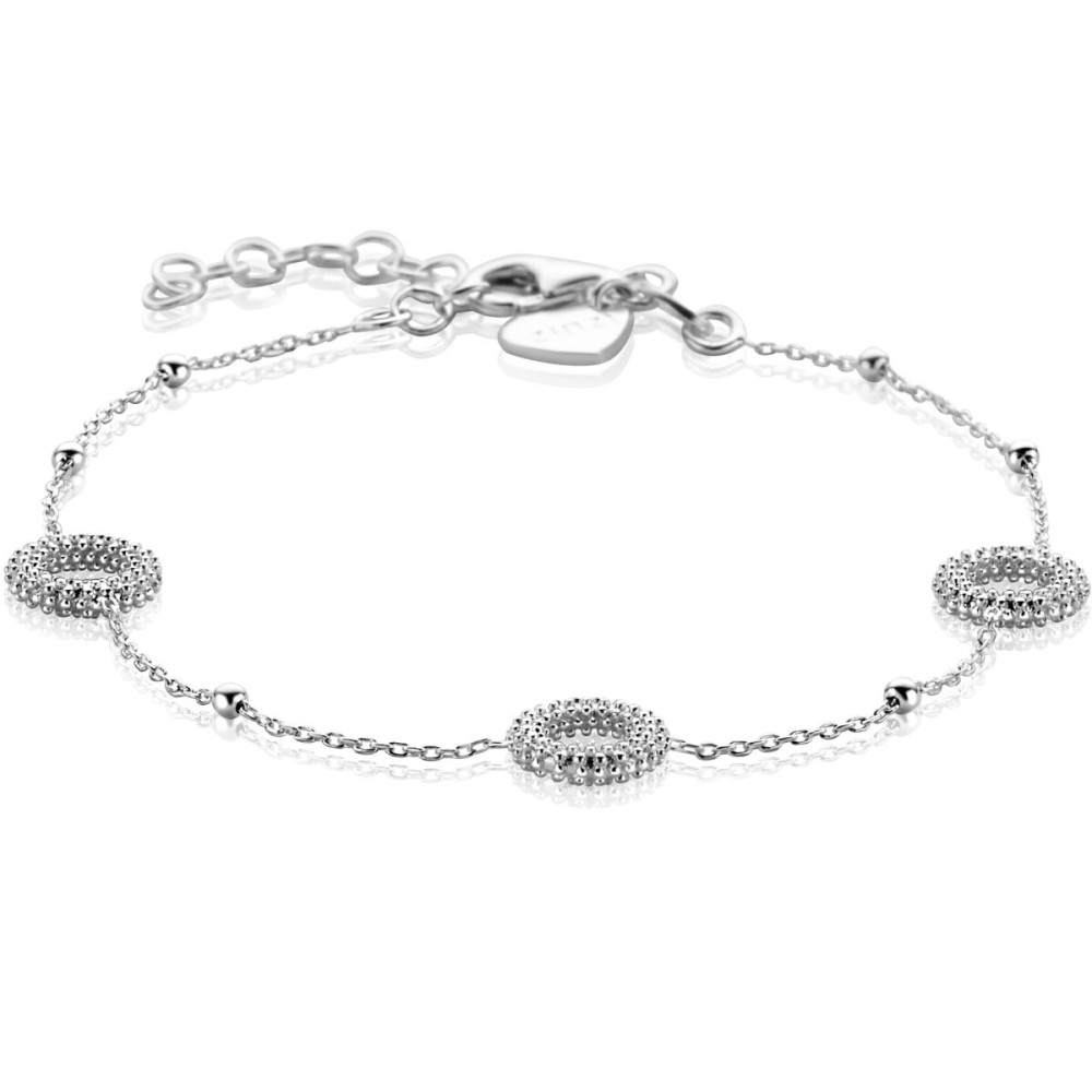 zinzi-zia2704-armband-zilver-rondjes-en-bolletjes-patroon-8-5-mm-breedte-lengte-17-20-cm