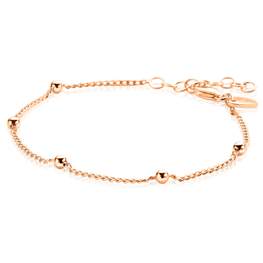 zinzi-zia2714r-gourmet-schakelarmband-rosekleurig-bolletjes-3-1-mm-breedte-lengte-18-21-cm
