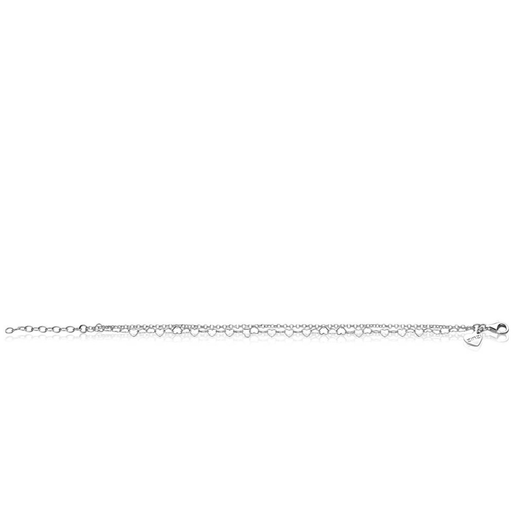 zinzi-zia2775-schakelarmband-zilver-dubbele-ketting-hartjes-en-jasseron-5-3-mm-breedte-lengte-16-19-cm