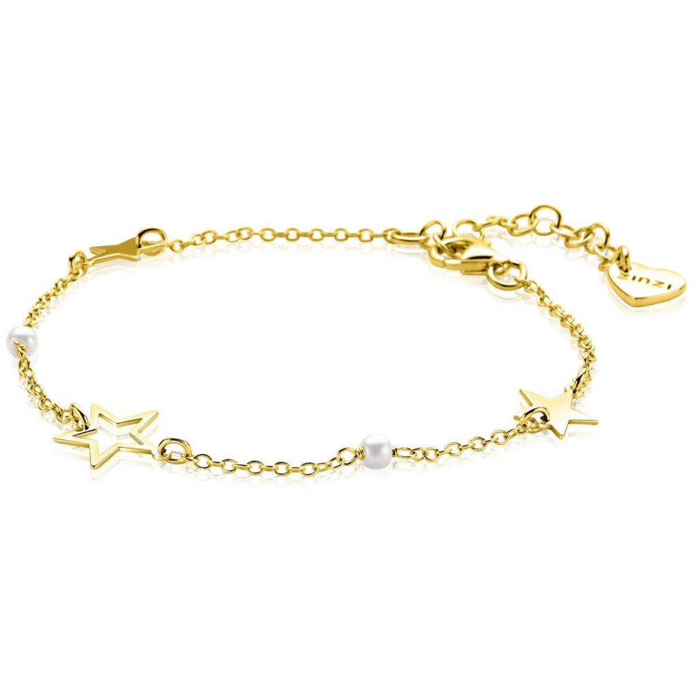 zinzi-zia2780-armband-gold-plated-sterren-witte-imitatieparels-10-mm-breedte-lengte-17-20-cm