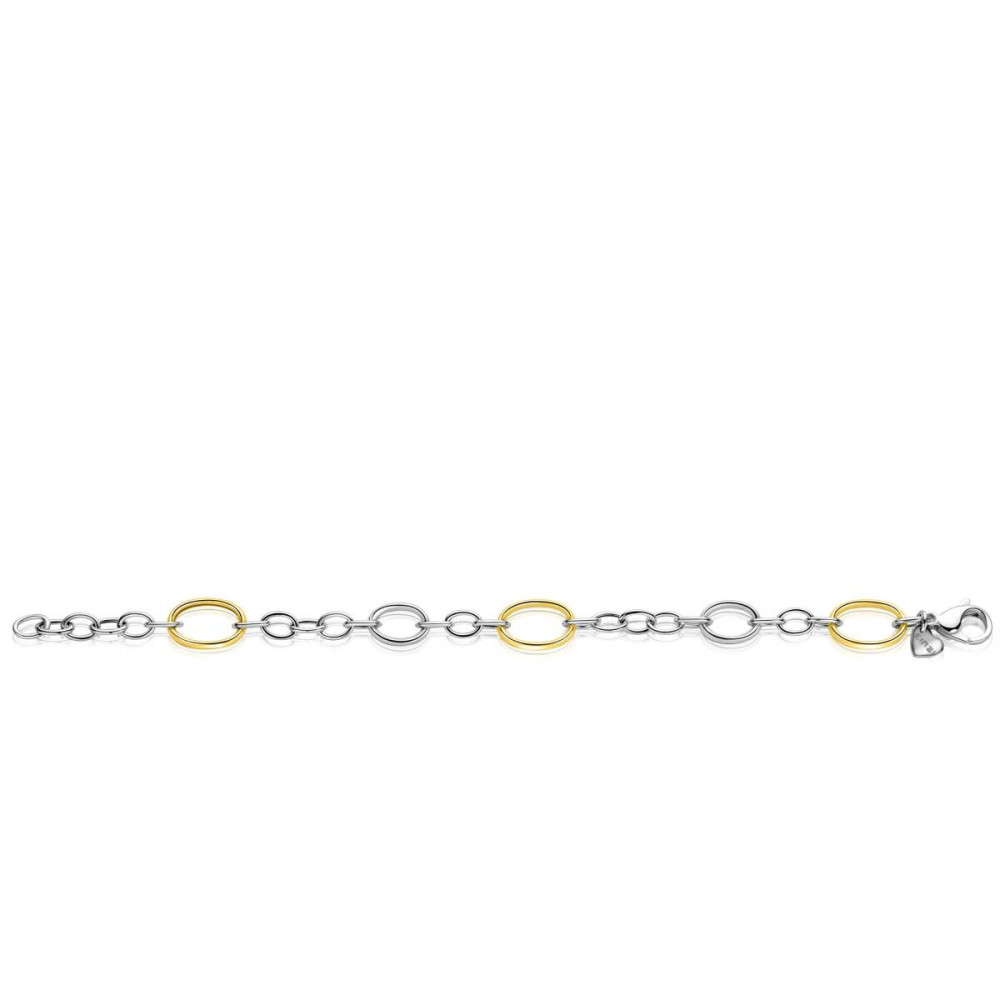 zinzi-zia2785-ovale-schakelarmband-zilver-en-gold-plated-11-mm-breedte-lengte-17-20-cm