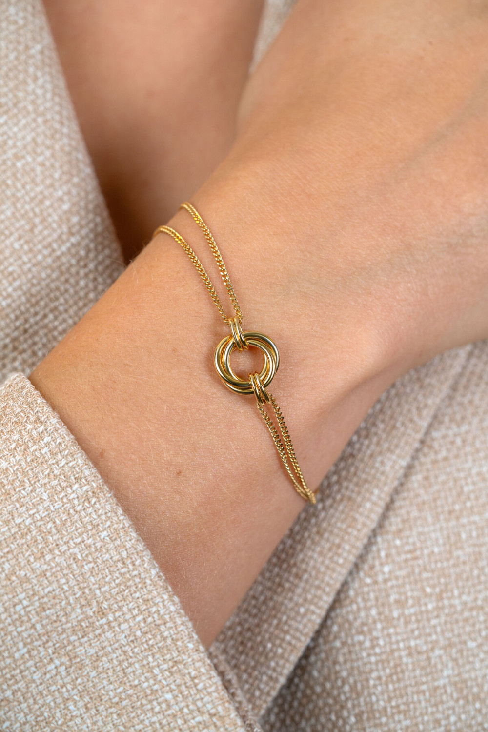 zinzi-zia2797-armband-gold-plated-3-cirkels-dubbele-schakels-12-mm-breedte-lengte-17-20-cm