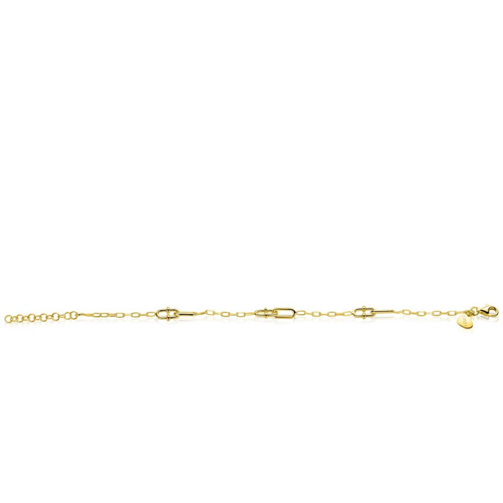zinzi-zia2798-schakelarmband-gold-plated-paperclip-glanzend-6-mm-breedte-lengte-17-20-cm
