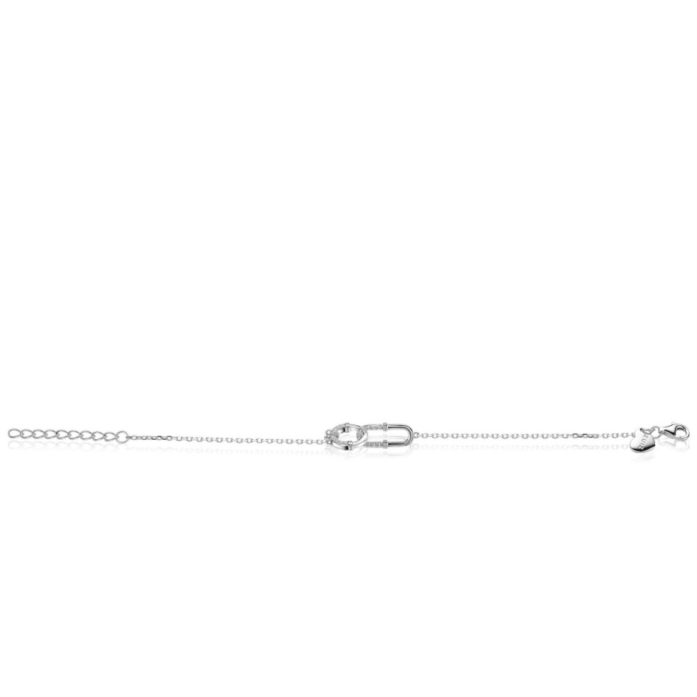 zinzi-zia2810-armband-zilver-zirkonia-paperclip-cirkel-11-5-mm-breedte-lengte-16-5-20-cm