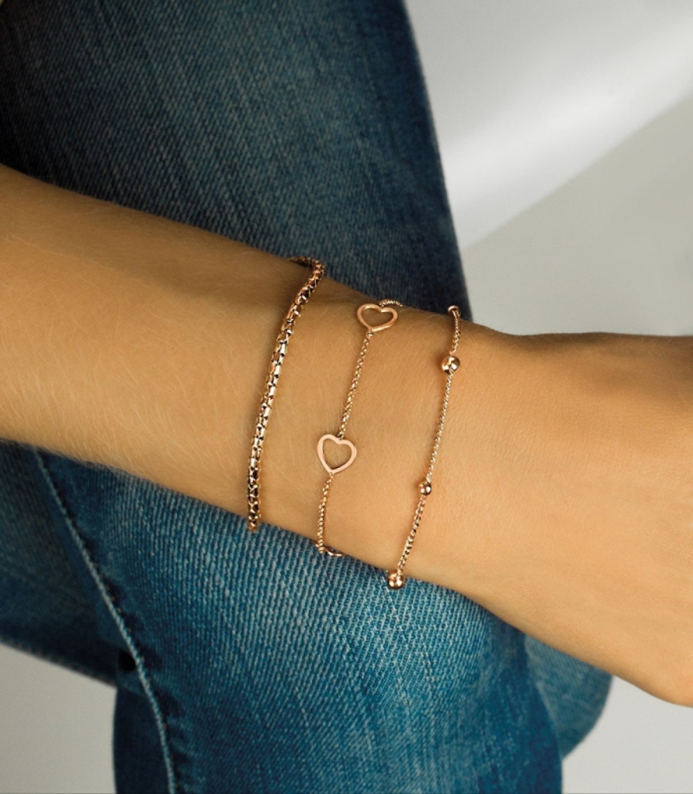zinzi-zia987r-bolletjes-armband-rose-plated-gourmet-schakels-4-mm-breedte-lengte-17-20-cm