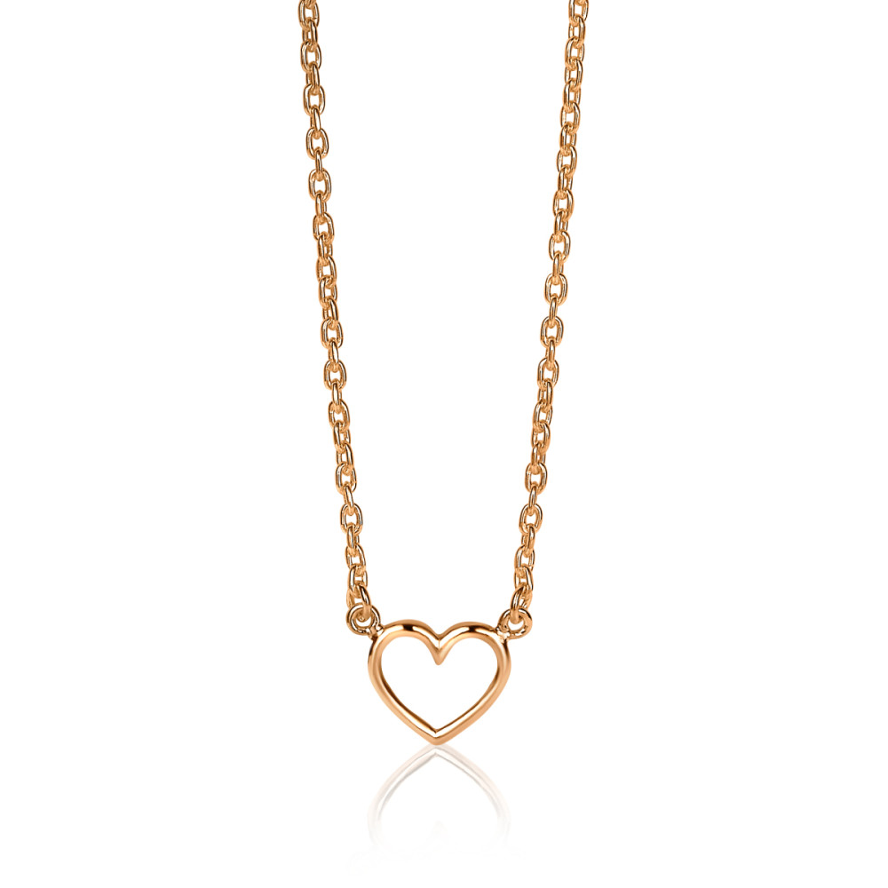 zinzi-zic1420r-ketting-rosekleurige-hart-hanger-10-mm-lengte-40-43-cm