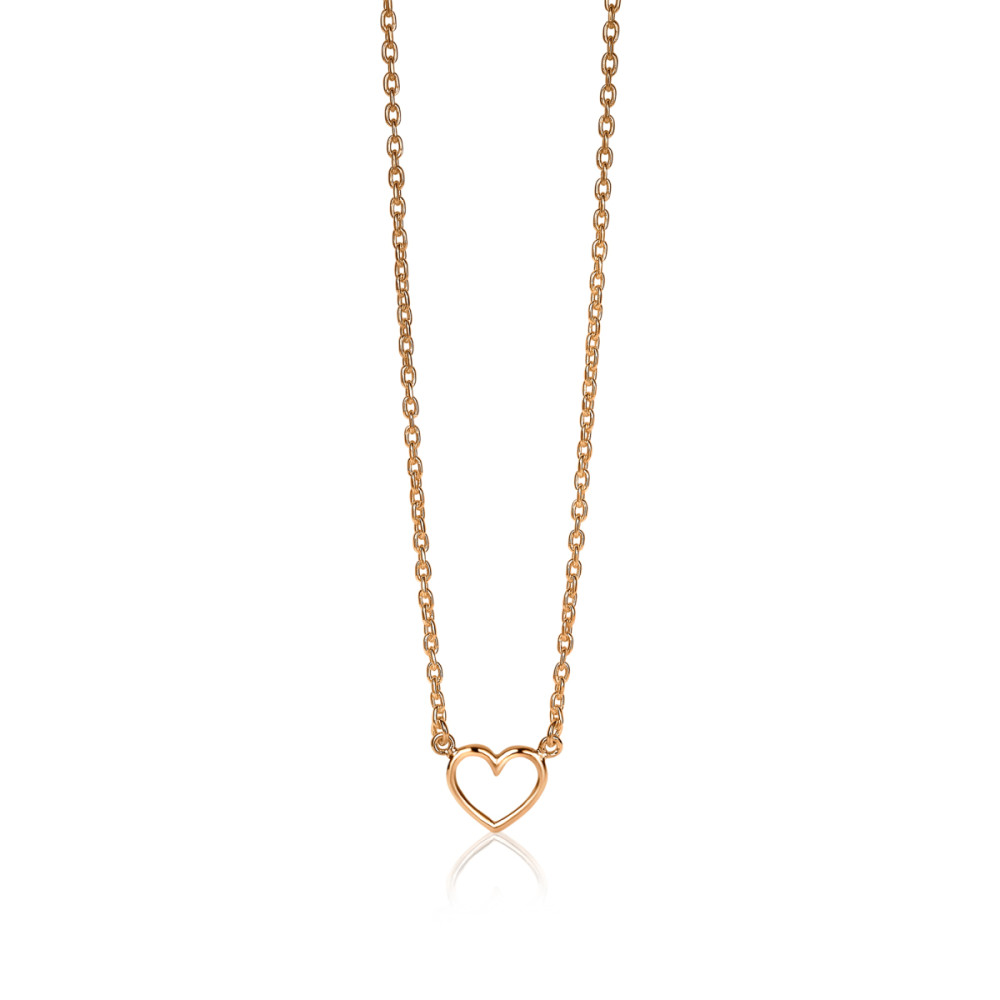 zinzi-zic1420r-ketting-rosekleurige-hart-hanger-10-mm-lengte-40-43-cm