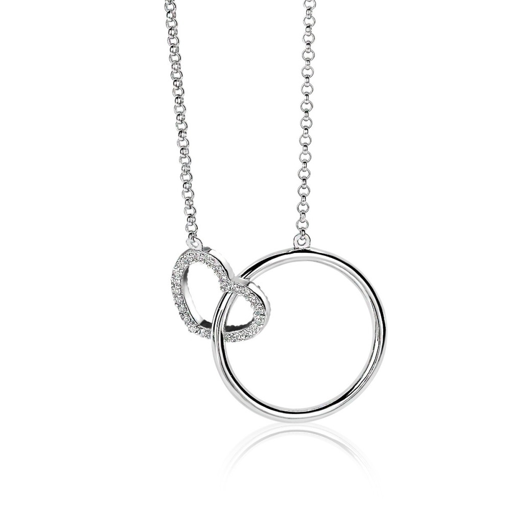 zinzi-zic1483-ketting-met-hanger-hart-zilver-zirkonia-21-mm-breedte-lengte-40-45-cm