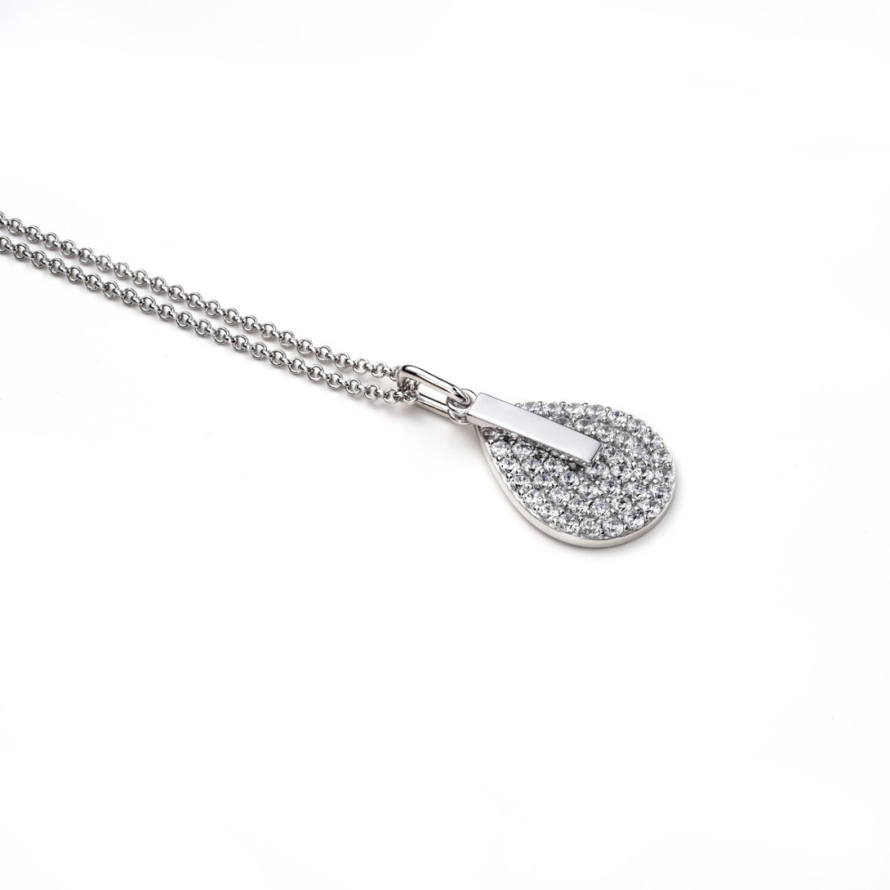 zinzi-zic1573-ketting-met-hanger-zilver-zirkonia-druppel-14-mm-breedte-lengte-40-45-cm
