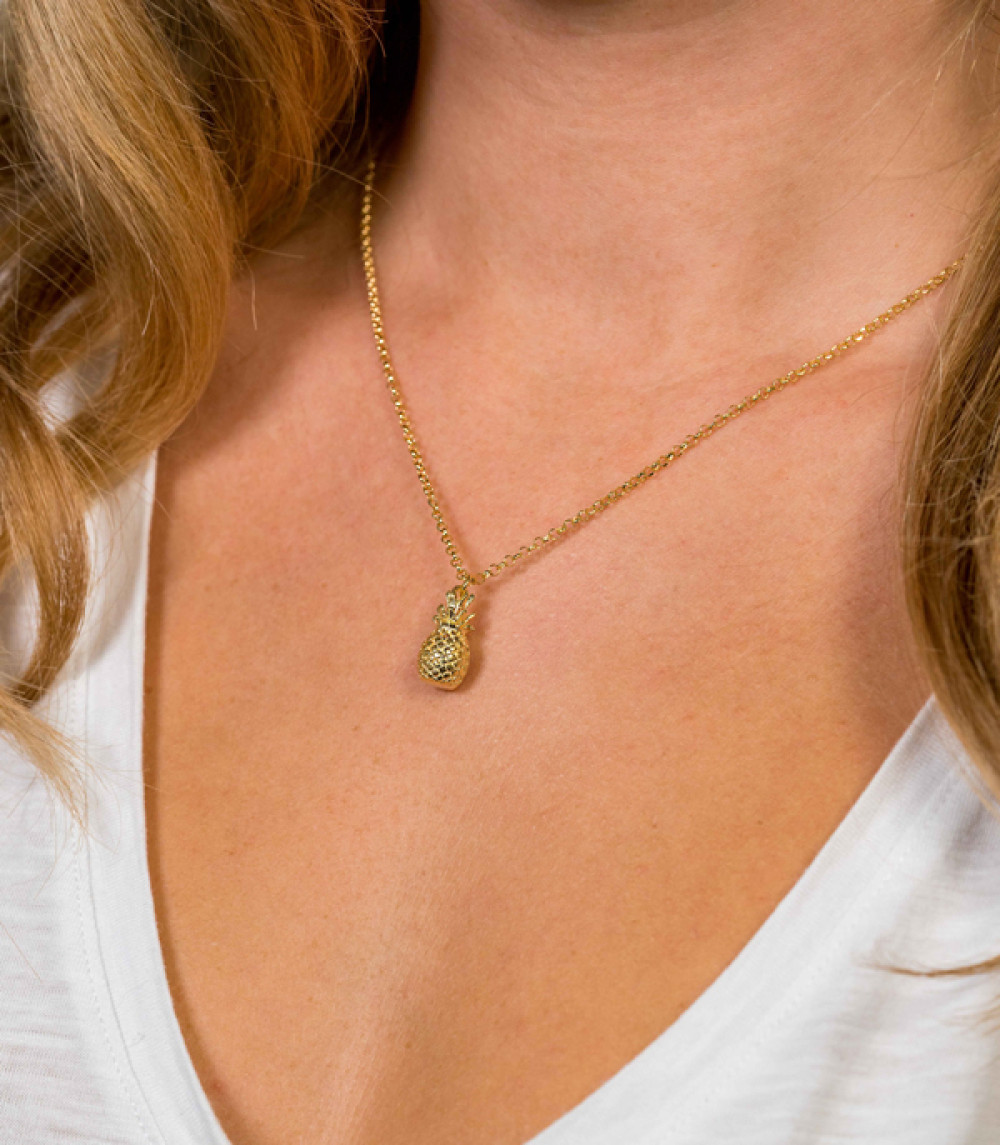 zinzi-zic1699g-gold-plated-ketting-met-hanger-ananas-9-mm-breed-lengte-42-45-cm