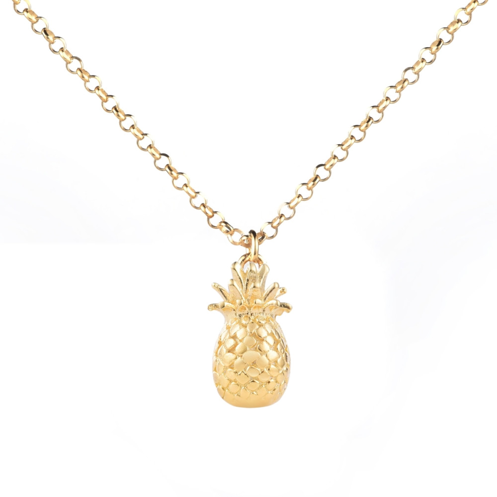 zinzi-zic1699g-gold-plated-ketting-met-hanger-ananas-9-mm-breed-lengte-42-45-cm