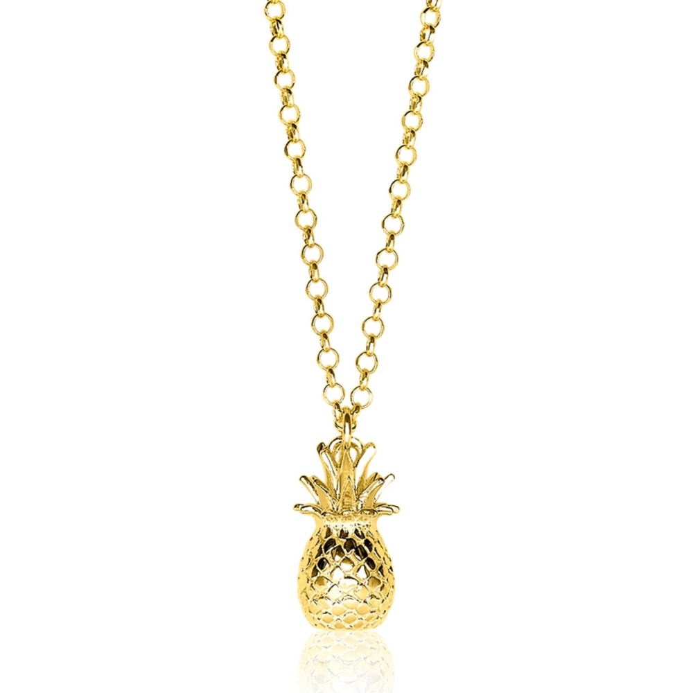 zinzi-zic1699g-gold-plated-ketting-met-hanger-ananas-9-mm-breed-lengte-42-45-cm