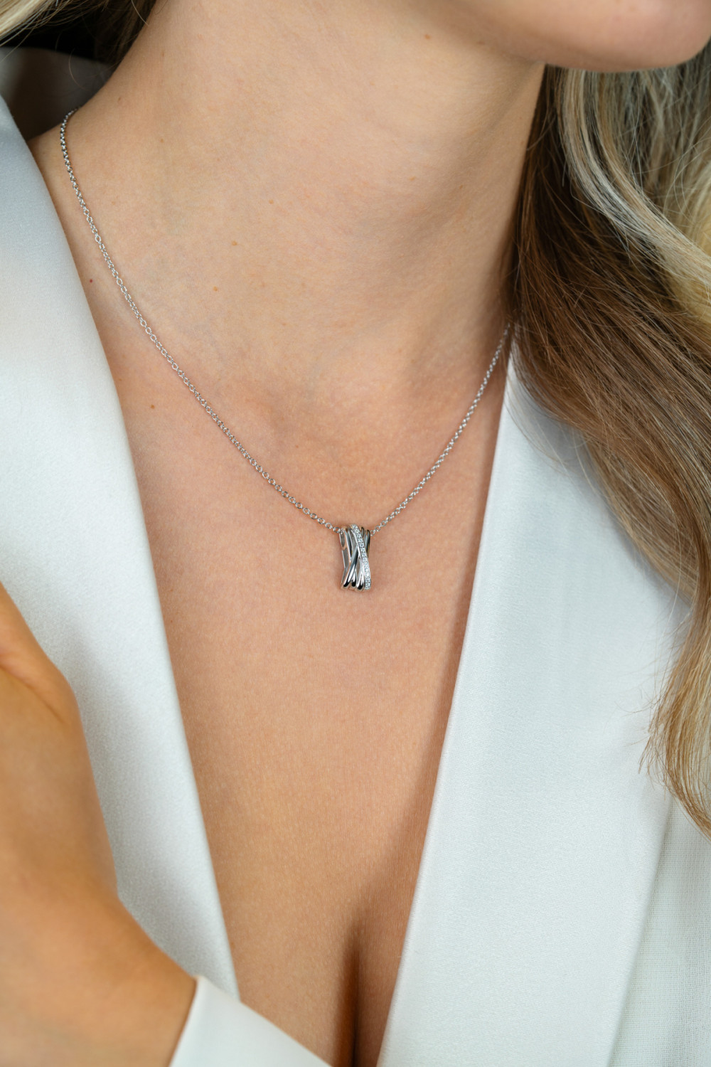 zinzi-zic1790-schakelketting-met-hanger-zirkonia-gekruist-7-6-mm-breedte-lengte-42-45-cm