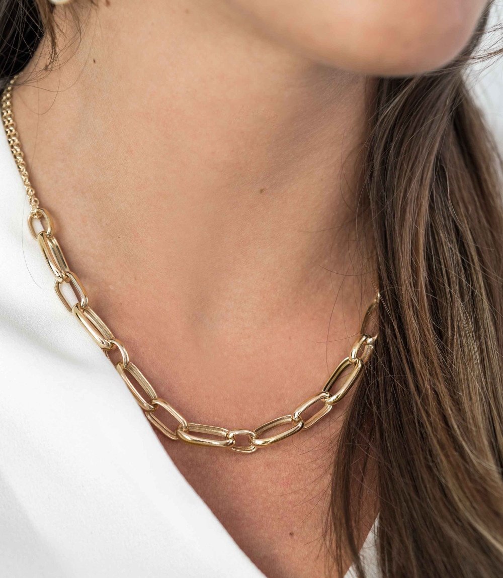 zinzi-zic1804g-ovale-ketting-met-hanger-goud-op-zilver-lengte-verstelbaar-43-45-cm