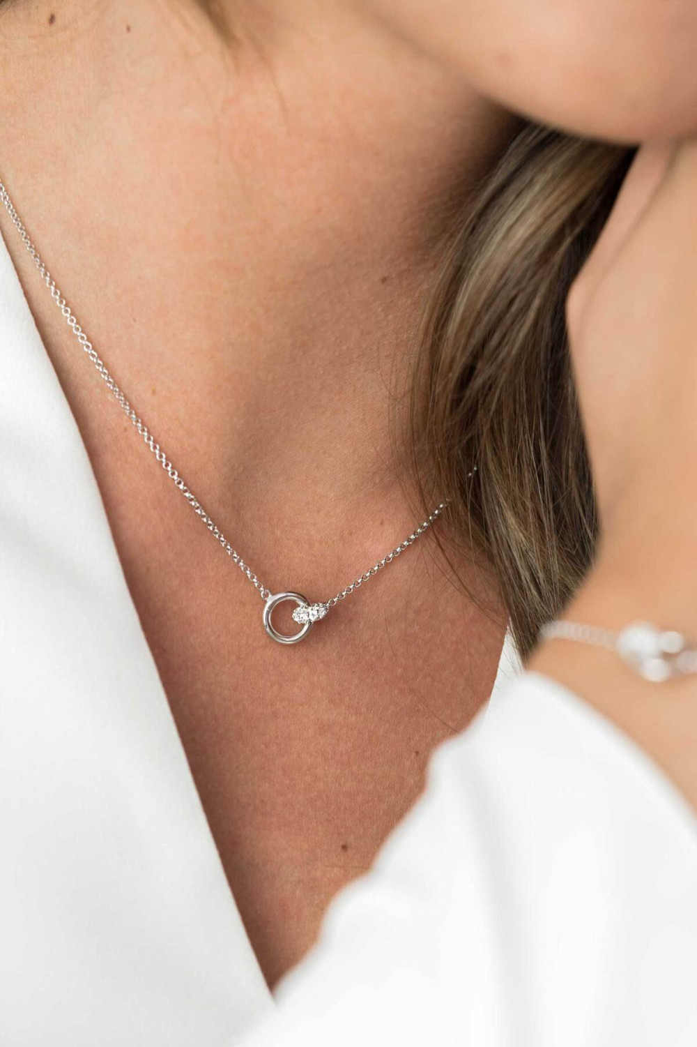 zinzi-zic1830-jasseron-ketting-met-hanger-zilver-zirkonia-cirkels-10-mm-lengte-42-45-cm