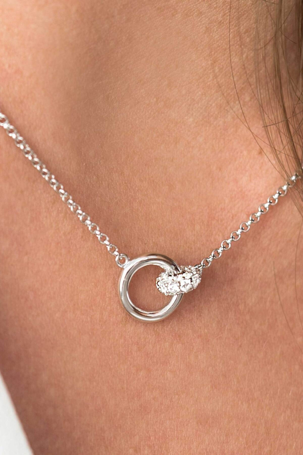 zinzi-zic1830-jasseron-ketting-met-hanger-zilver-zirkonia-cirkels-10-mm-lengte-42-45-cm