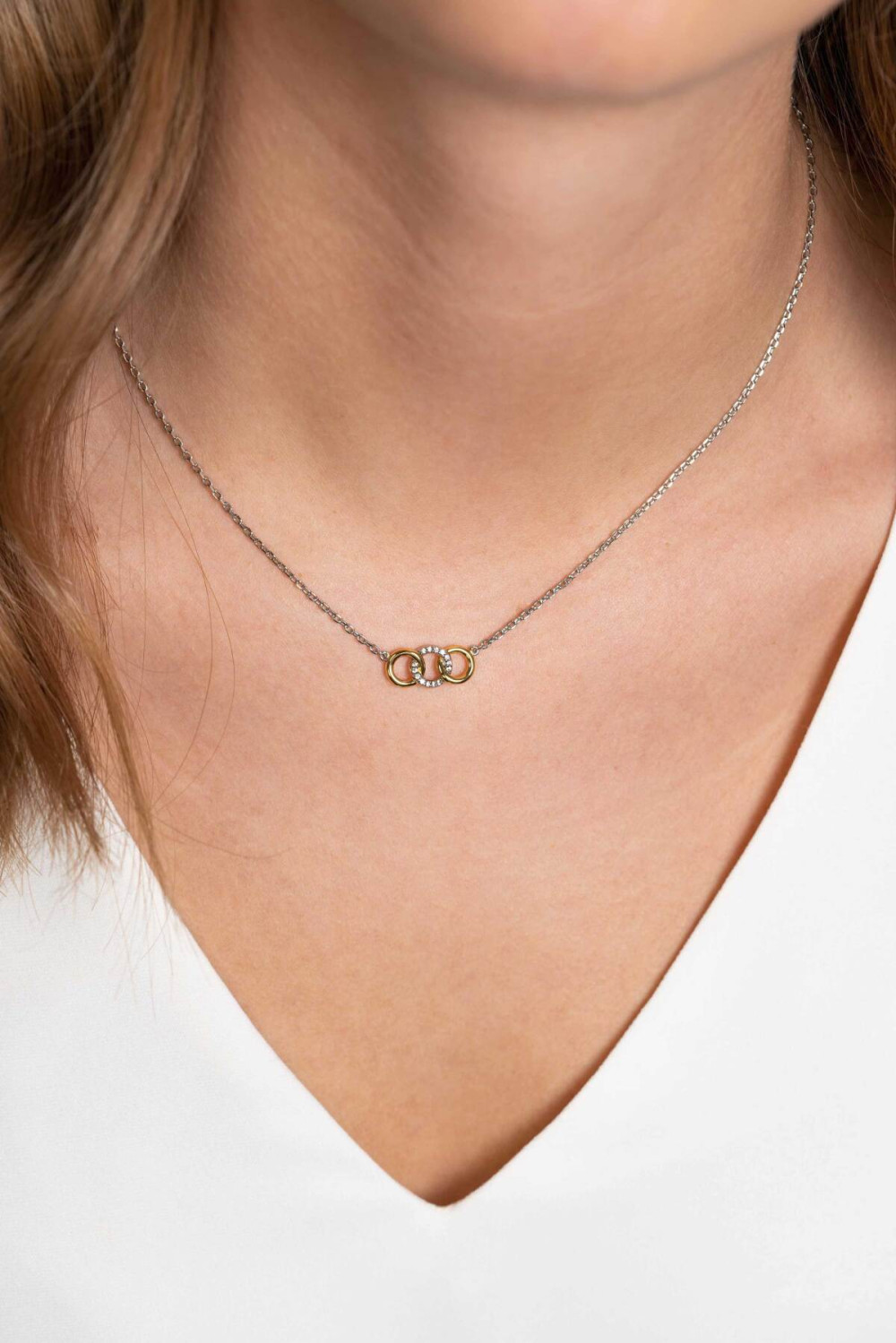 zinzi-zic2045y-ketting-zilver-gold-plated-zirkonia-rondjes-8-mm-breedte-lengte-42-45-cm