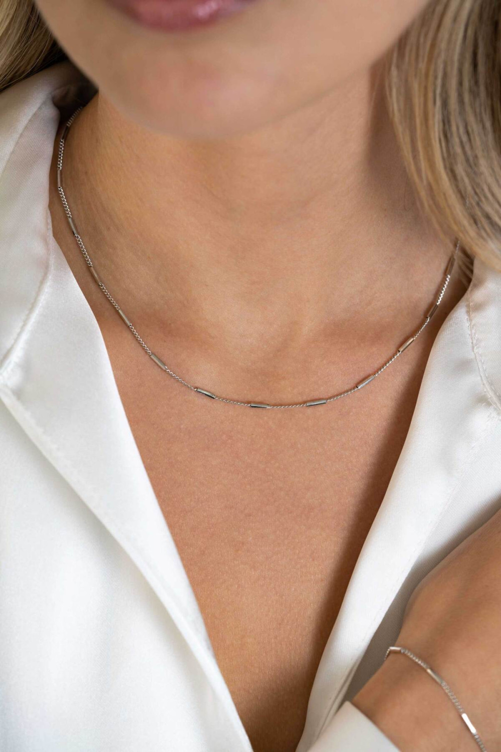 zinzi-zic2366-gourmet-schakelketting-zilver-glanzend-1-6-mm-breedte-lengte-40-45-cm