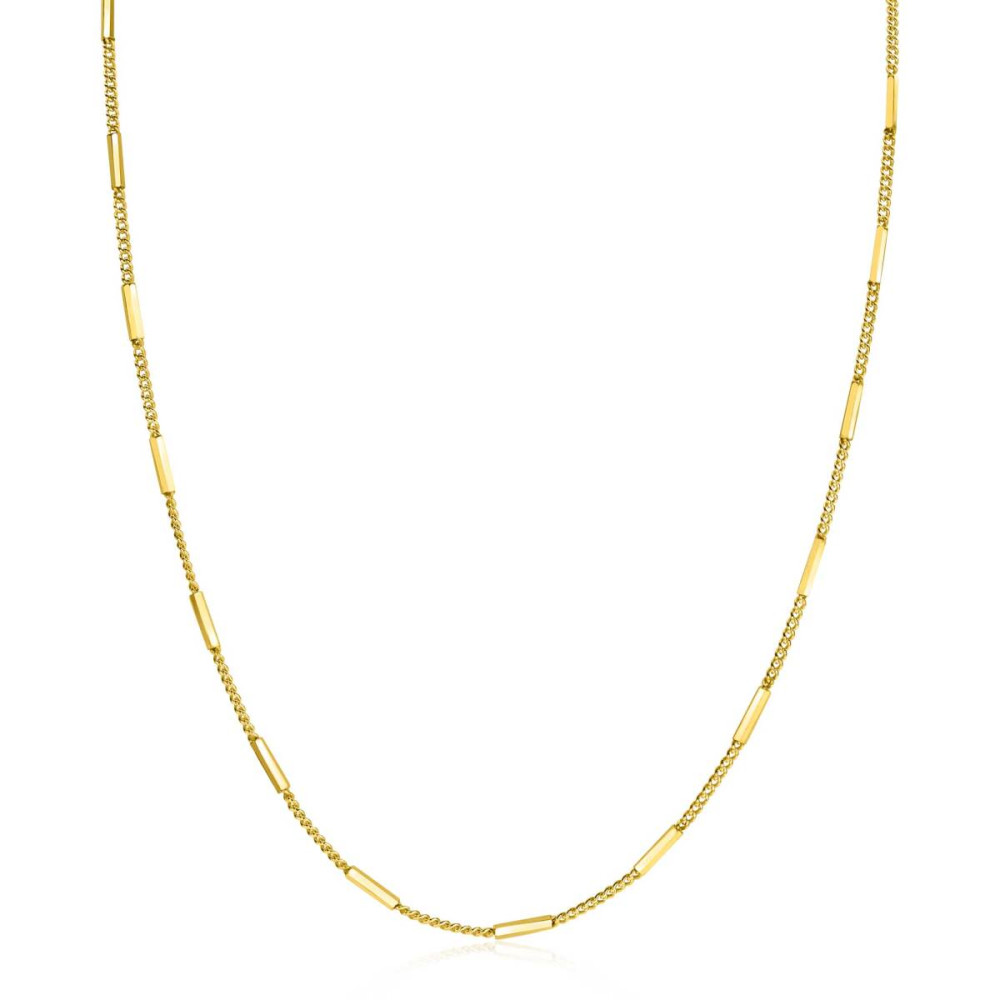 zinzi-zic2366g-goudkleurige-gourmet-ketting-staafje-1-6-mm-breedte-lengte-40-45-cm