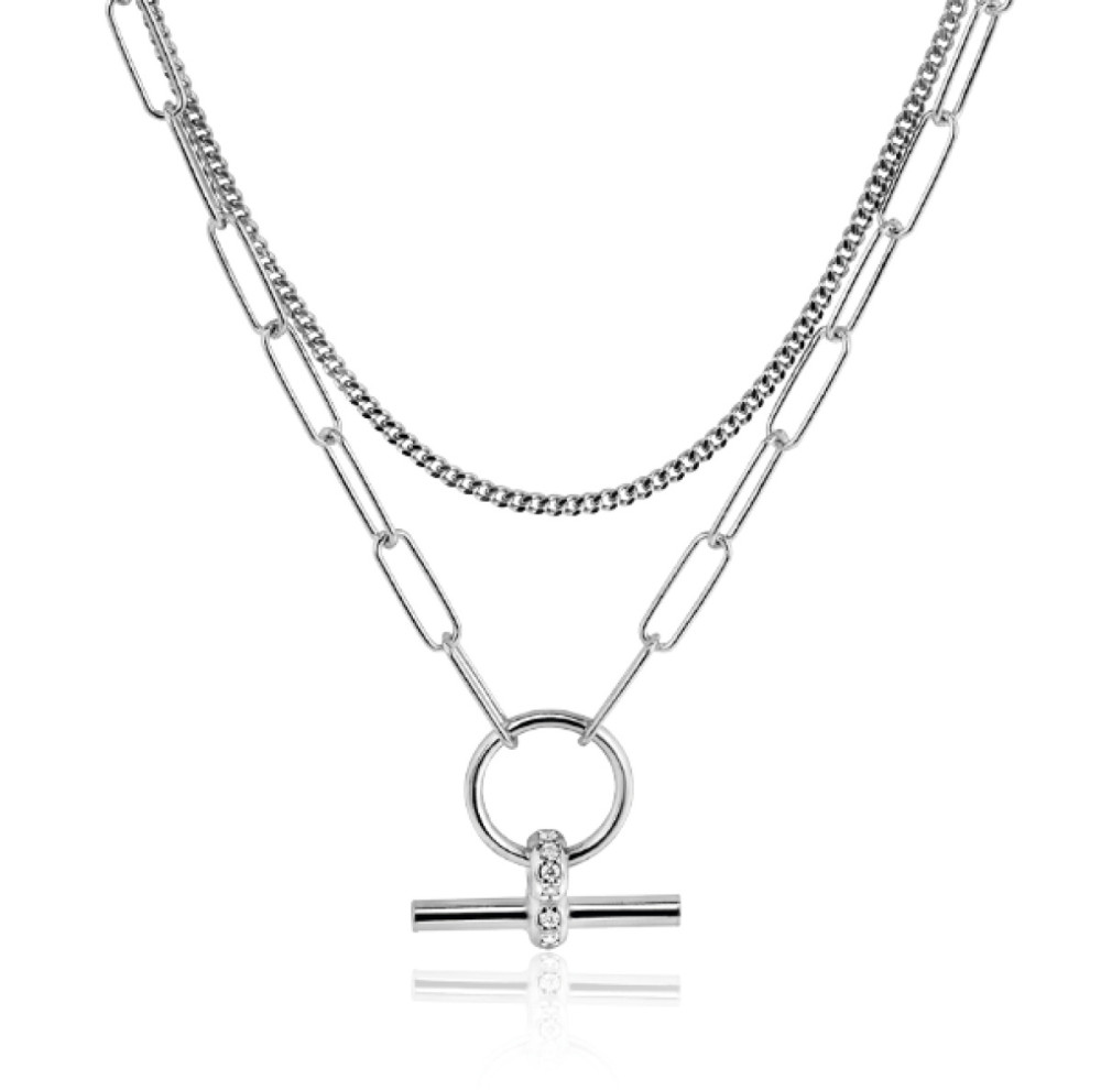 zinzi-zic2462-gourmet-schakelketting-zirkonia-t-bar-18-5-mm-breedte-lengte-40-50-cm