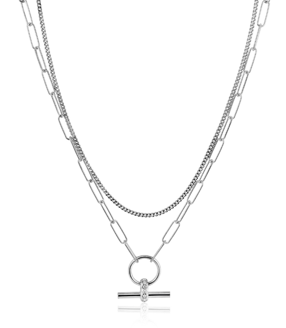 zinzi-zic2462-gourmet-schakelketting-zirkonia-t-bar-18-5-mm-breedte-lengte-40-50-cm