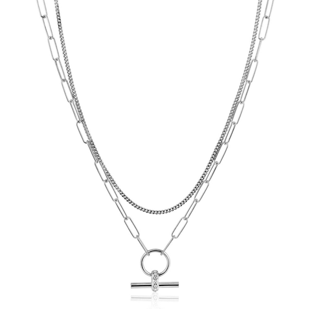 zinzi-zic2462-gourmet-schakelketting-zirkonia-t-bar-18-5-mm-breedte-lengte-40-50-cm
