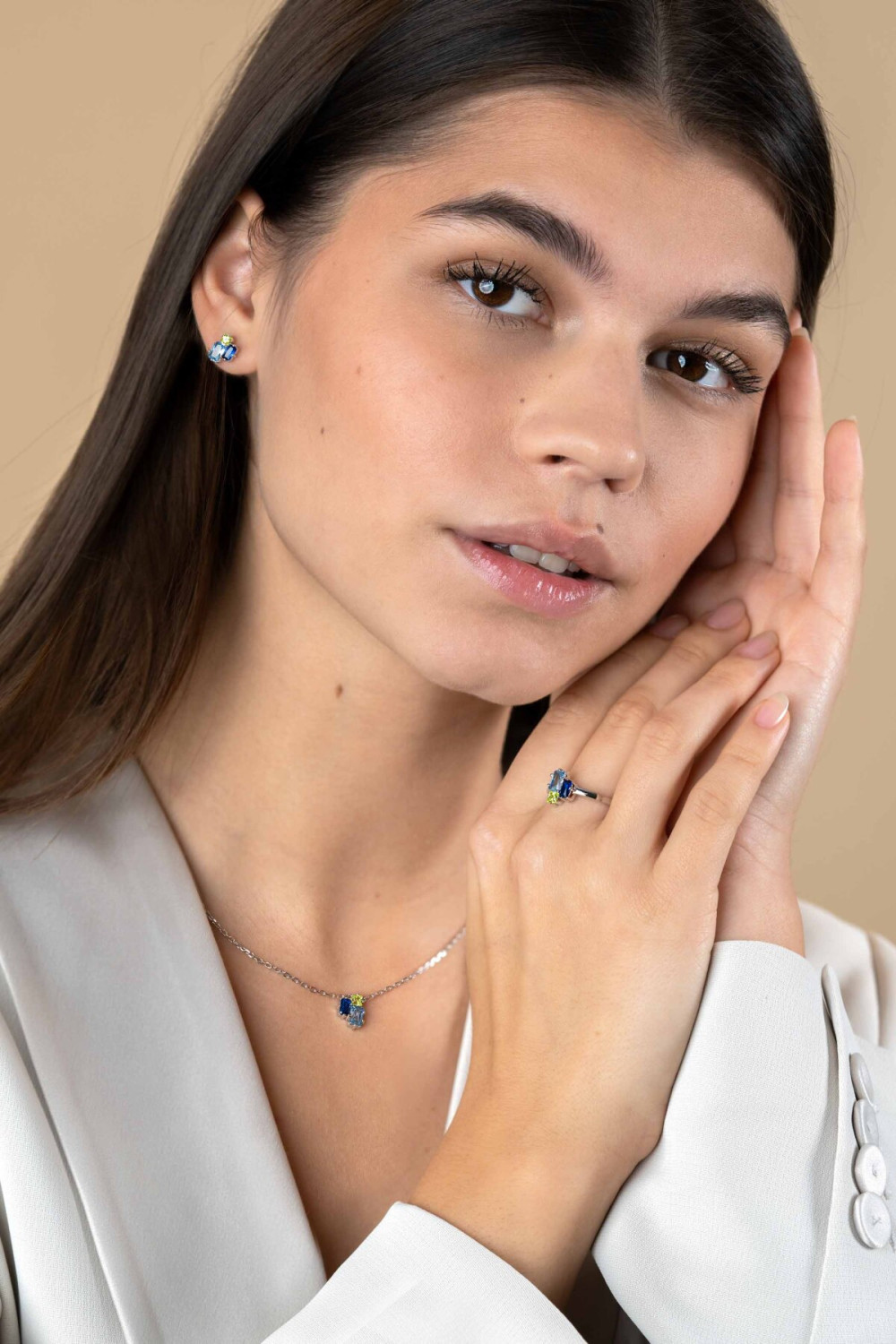 zinzi-zic2496-schakelketting-zilver-zirkonia-blauw-groen-10-mm-breedte-lengte-42-45-cm