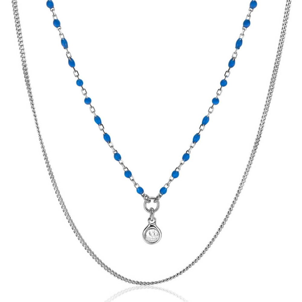 zinzi-zic2529-zilveren-schakelketting-zirkonia-hanger-2-mm-breedte-lengte-42-45-cm