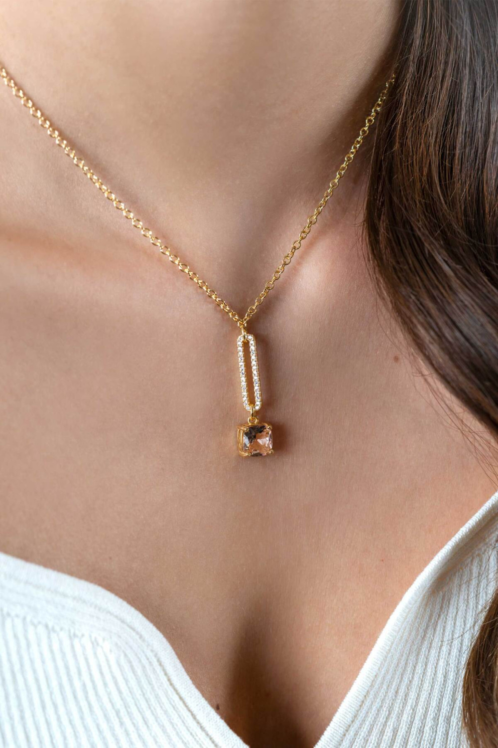 zinzi-zic2579-ketting-goudkleurig-vierkant-zirkonia-8-3-mm-breedte-lengte-42-45-cm
